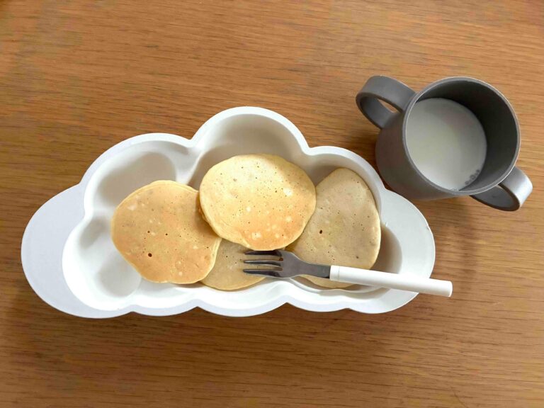 【レシピ】真っ黒バナナ救済！子ども喜ぶもちもちパンケーキに大変身