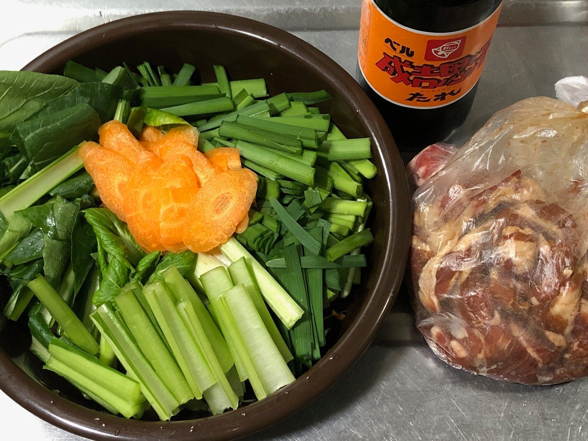 ジンギスカンの材料