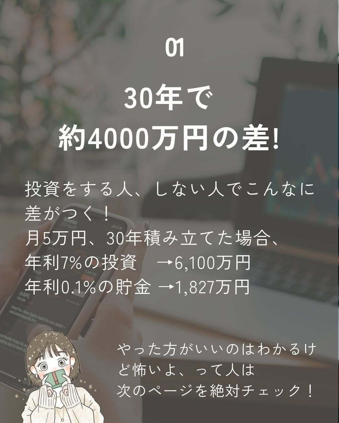 30年で4,000万円の差!?
