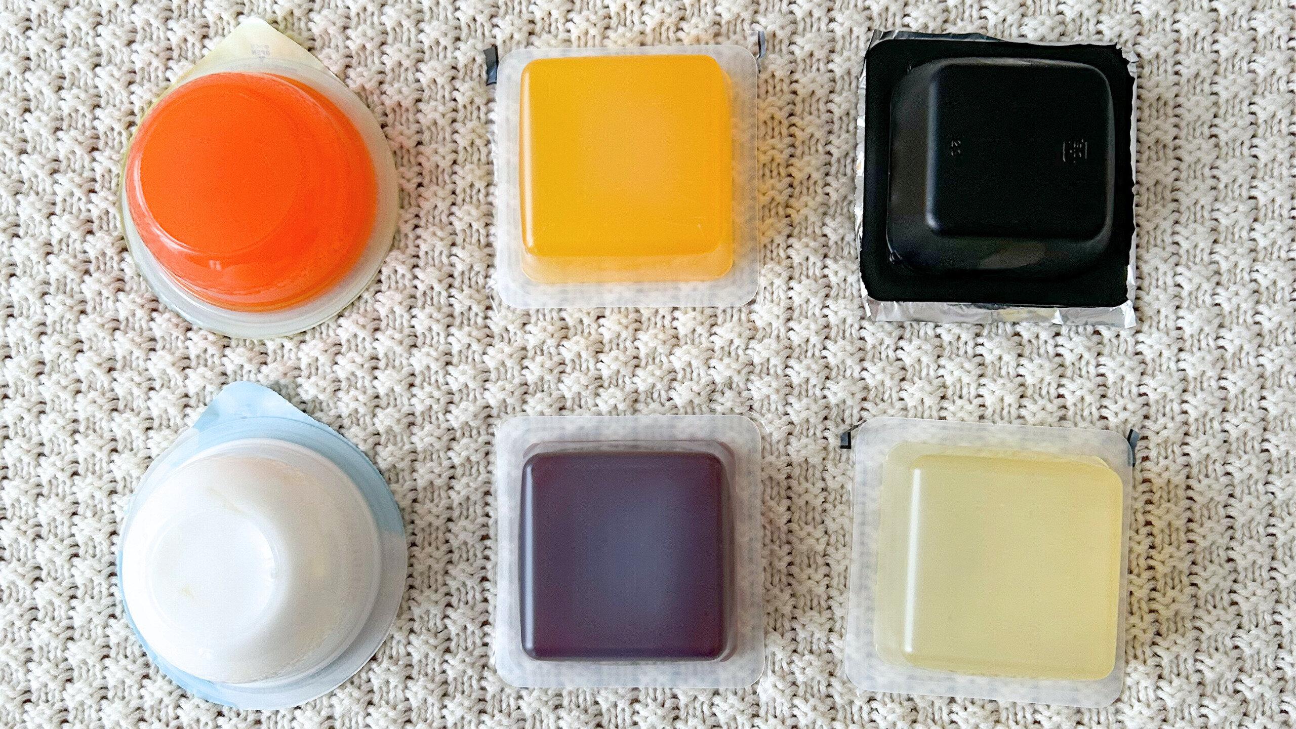 セブン0キロカロリー寒天ゼリーと常温保存可能ゼリー