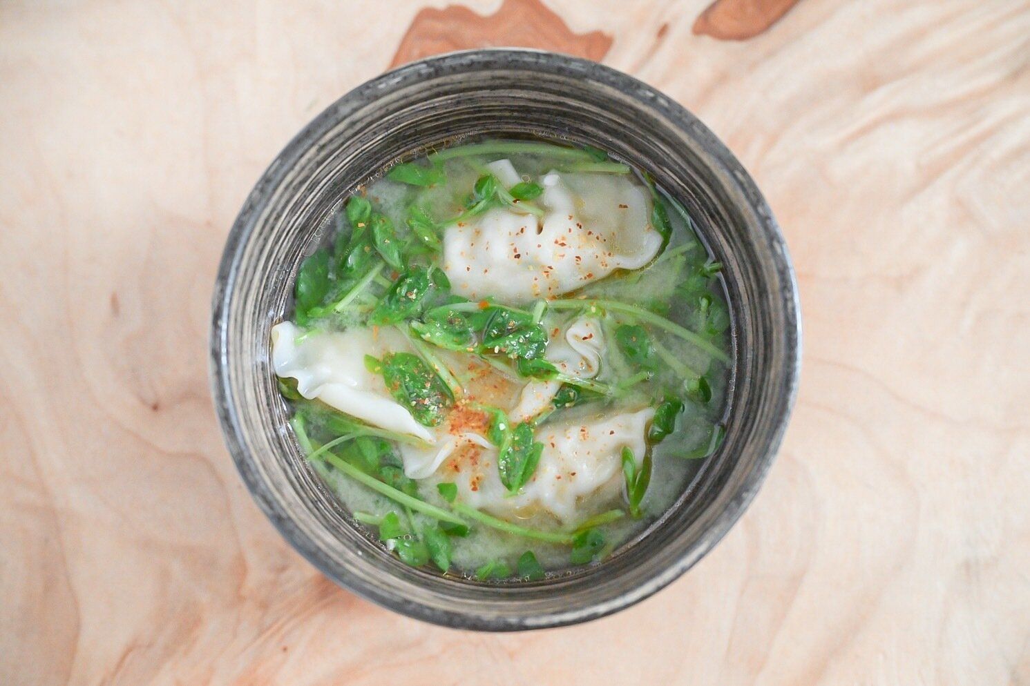 餃子みそスープ