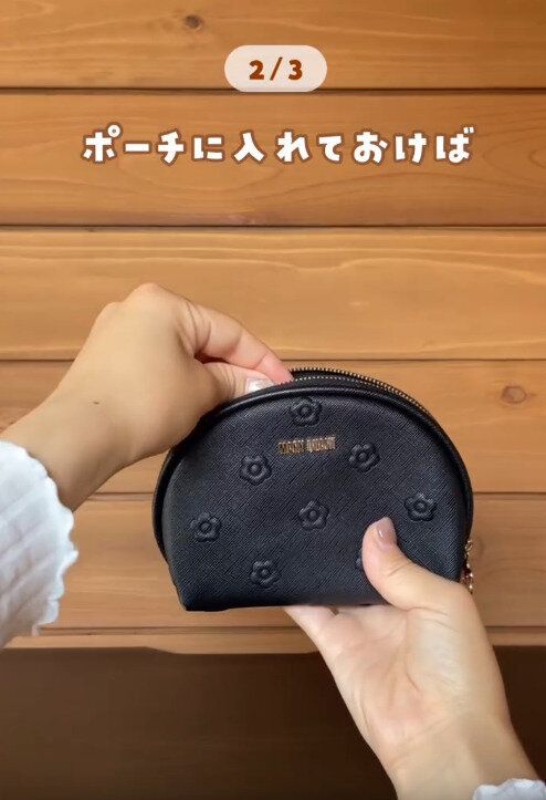 【ダイソー】ポーチに入れておけばいざという時に便利