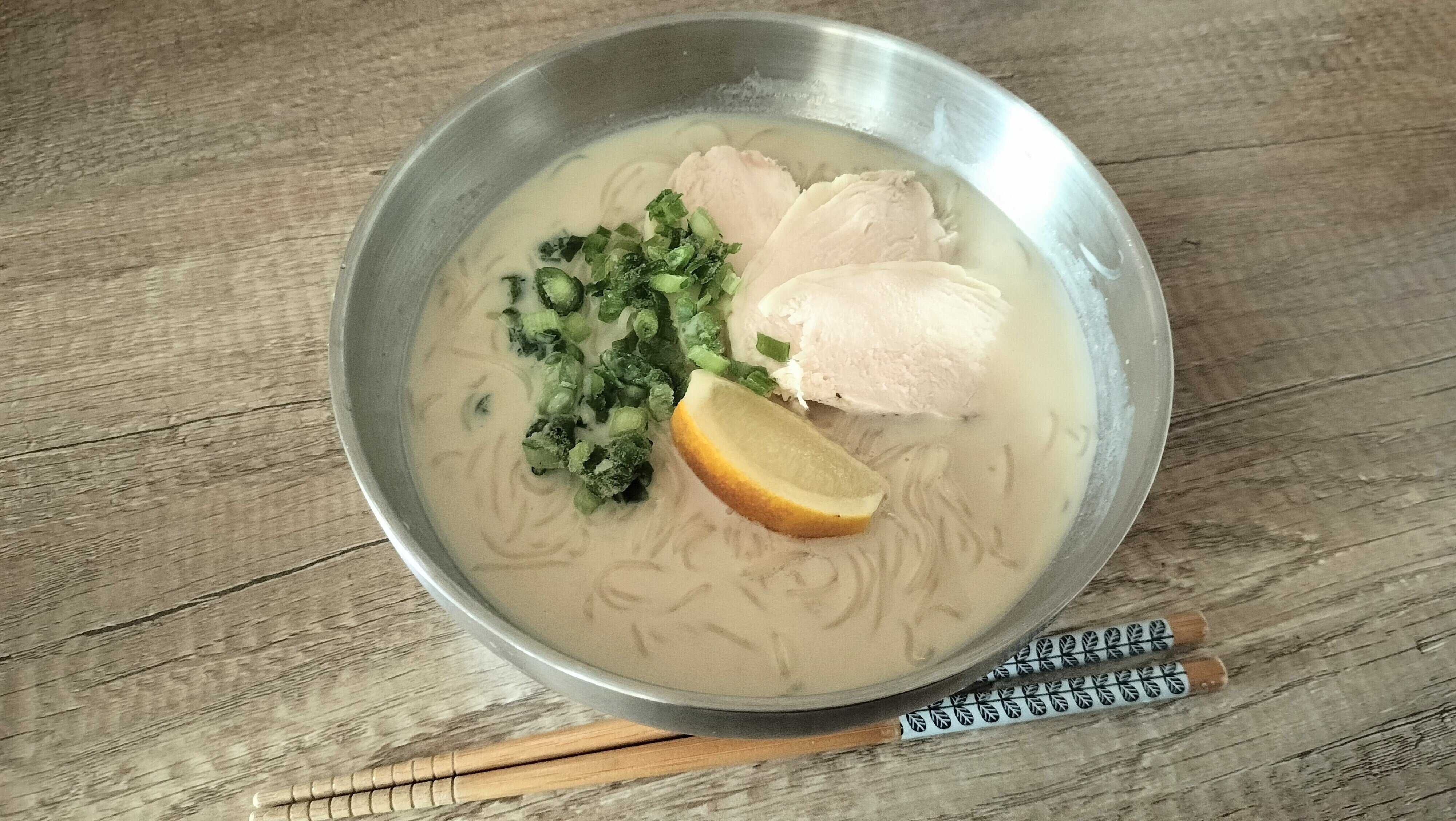 レモン豆乳麺