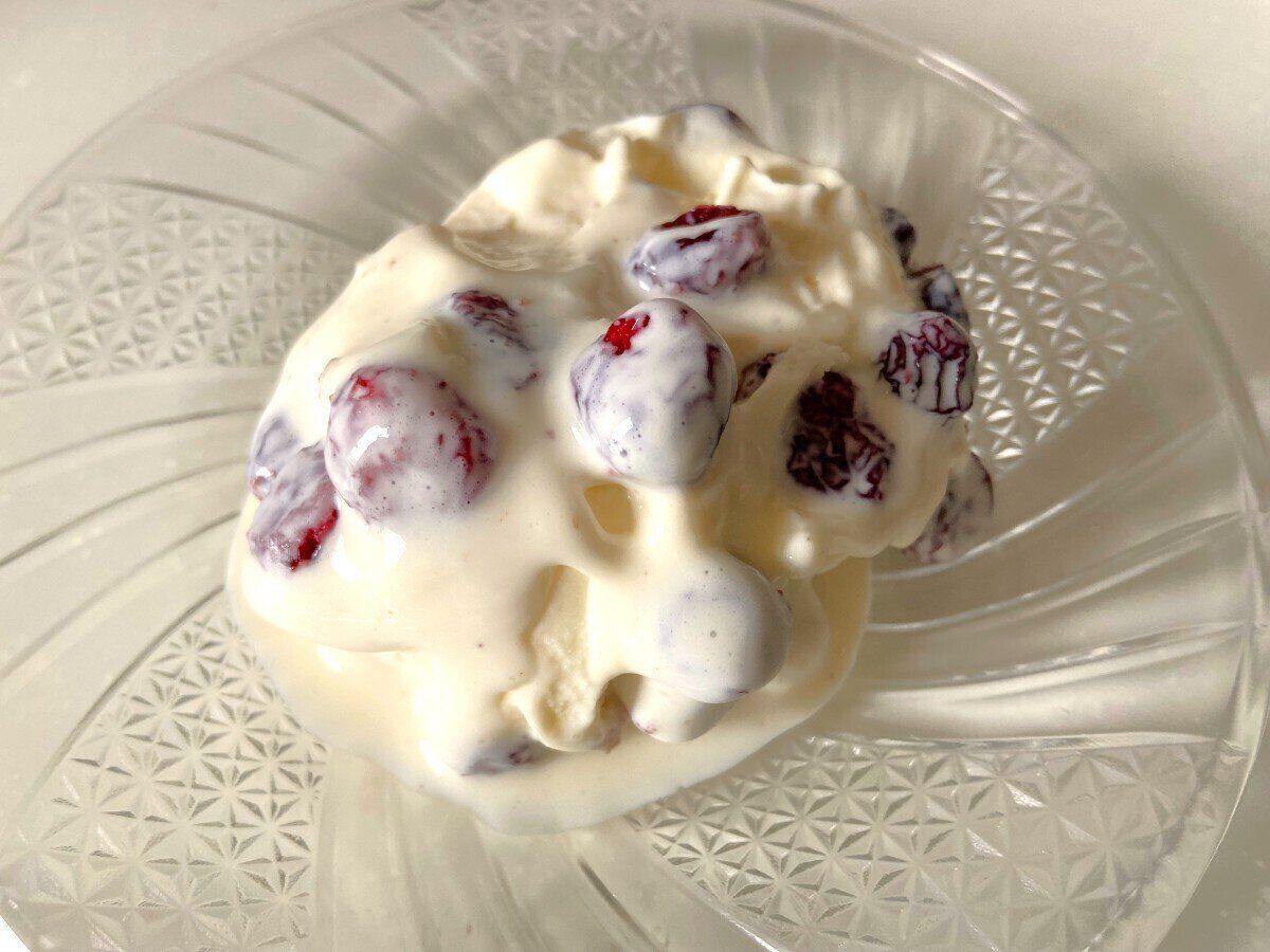 アイスクリームに混ぜて