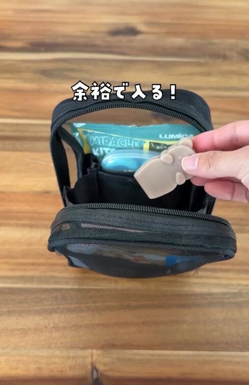 【ダイソー】離乳食ポーチにも余裕で入る大きさ