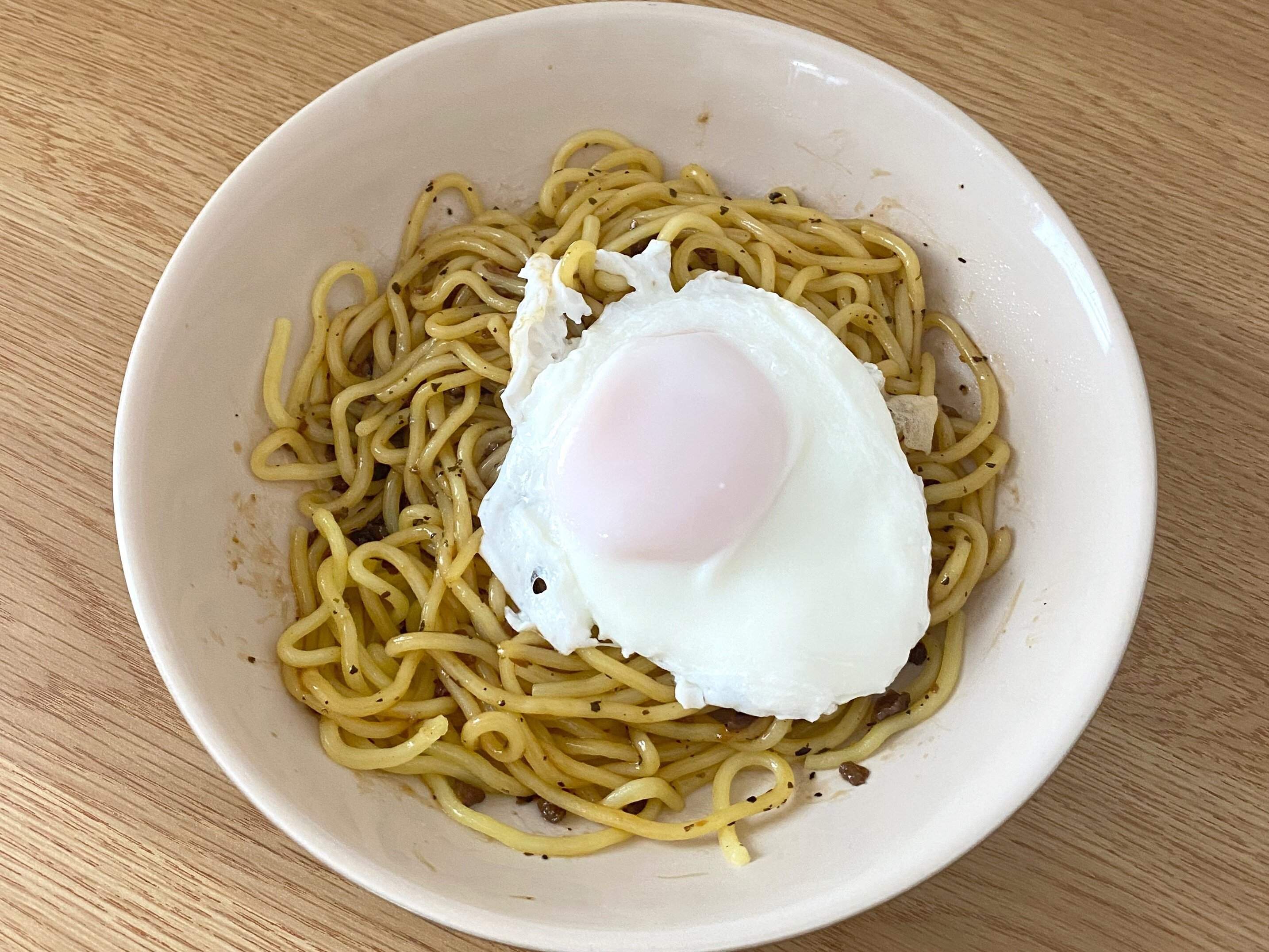 レンジで簡単!ガパオまぜ麺