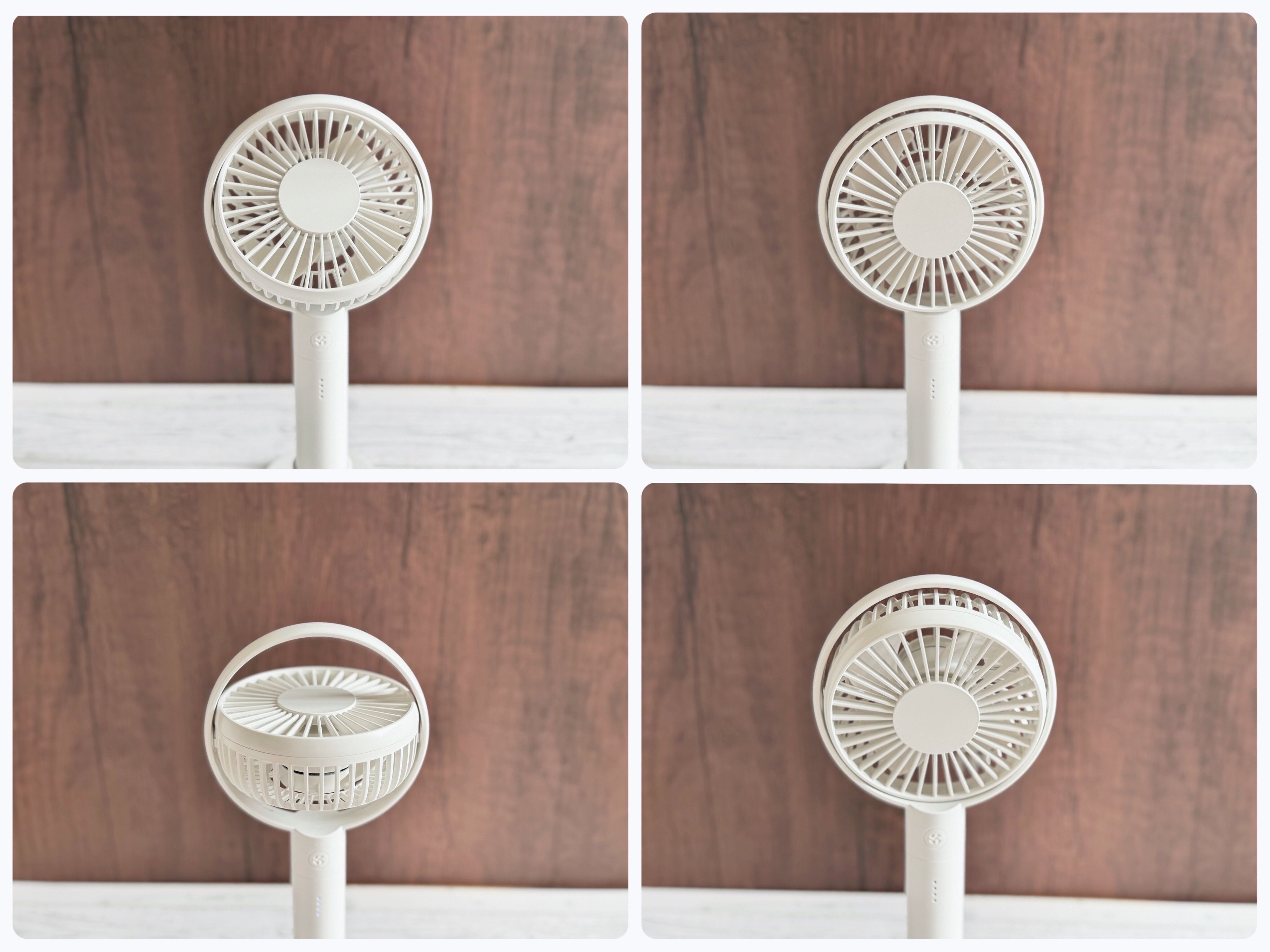 2．ヘッドの角度を調整できるから