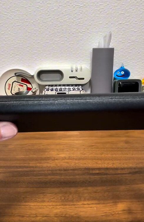 【ダイソー】スライド式ケースでコンパクトに収納可能