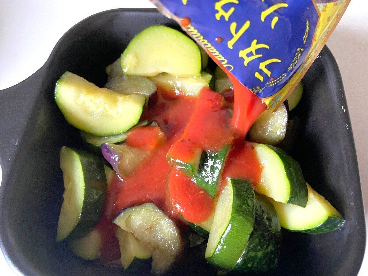 夏野菜とともに