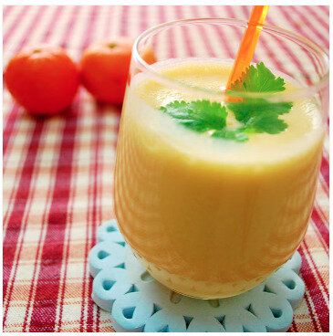 みかんから作る♪フレッシュオレンジラッシー