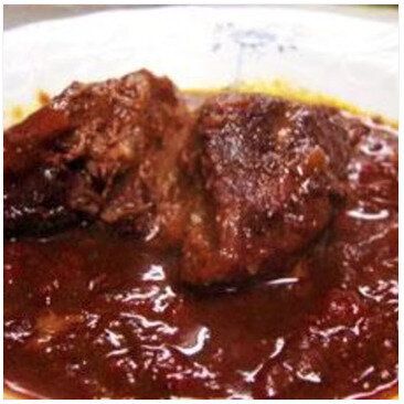 圧力鍋で簡単!牛すね肉の赤ワイン煮