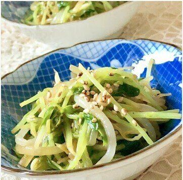 豆苗ともやしの中華和え