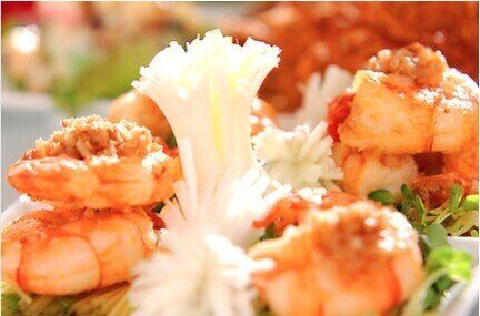 中華風エビ揚げ