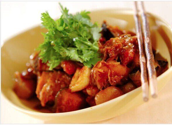 カボチャの中華揚げ煮