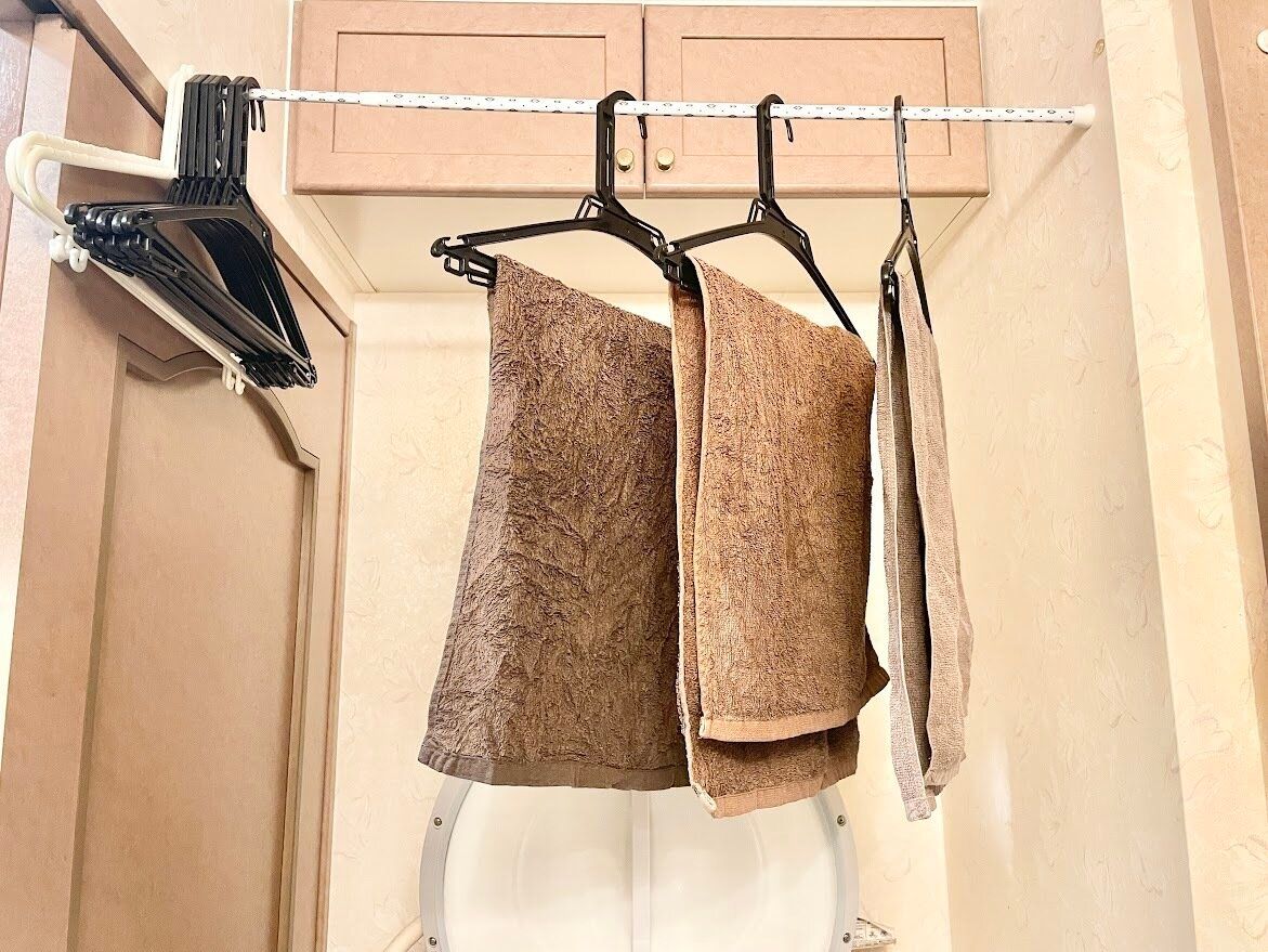 洗う前に一回干す