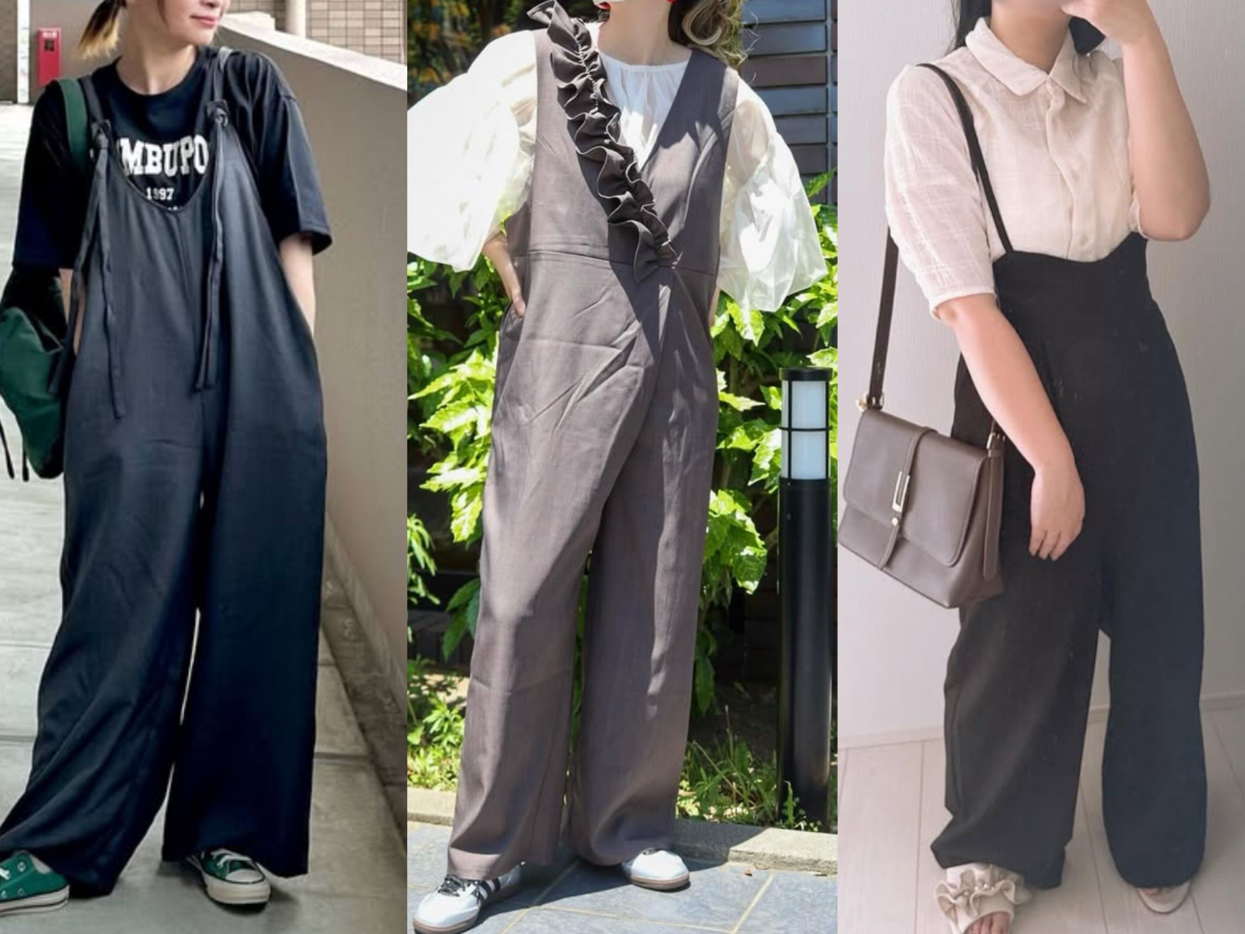 アラフォー サロペット おしゃれ しまむら