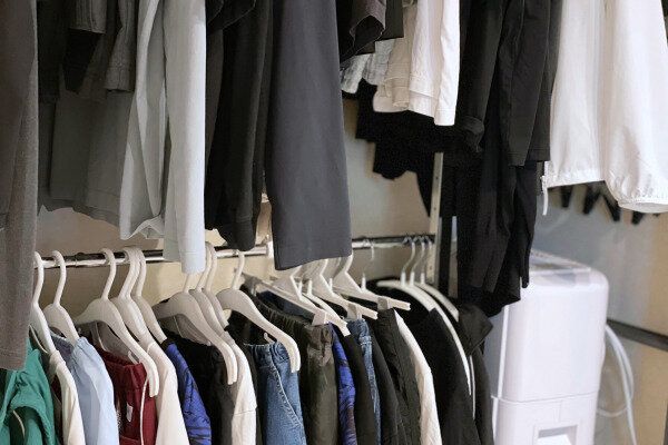 ブランコハンガーを活用したクローゼット