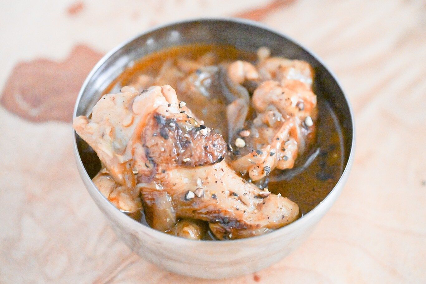 手羽元カレースープ