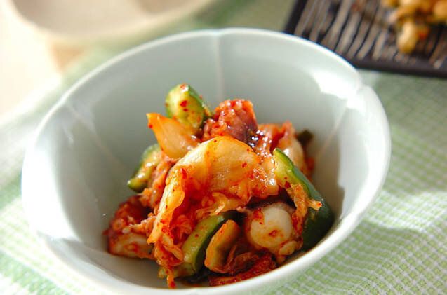 パパっと副菜!タコキムチ