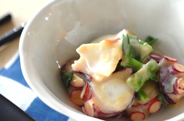 タコのからし酢みそ