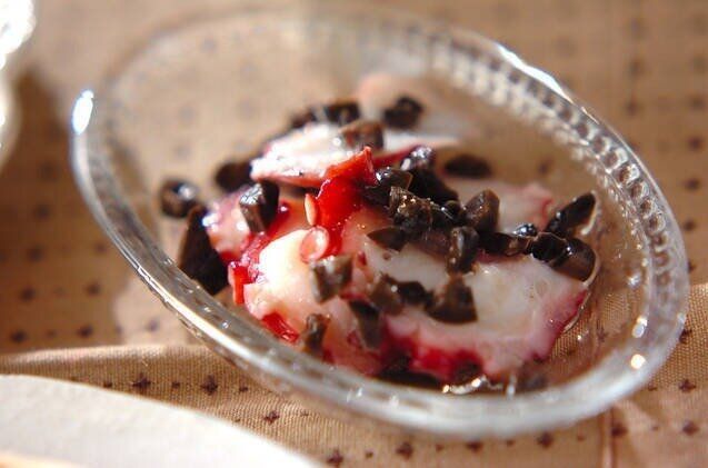 タコのオリーブ和え