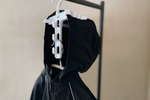 パーカーをかけた例