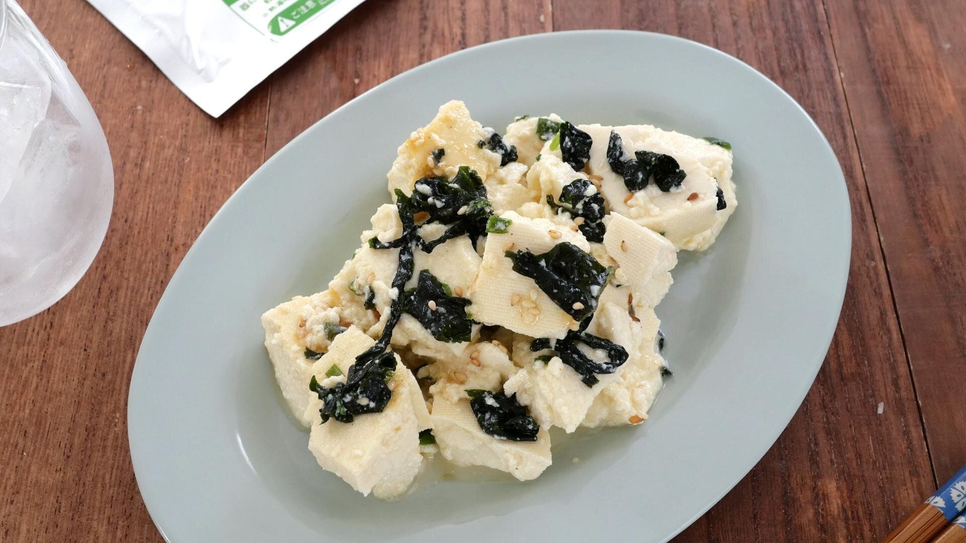 10秒で完成!? 混ぜるだけ豆腐ナムル