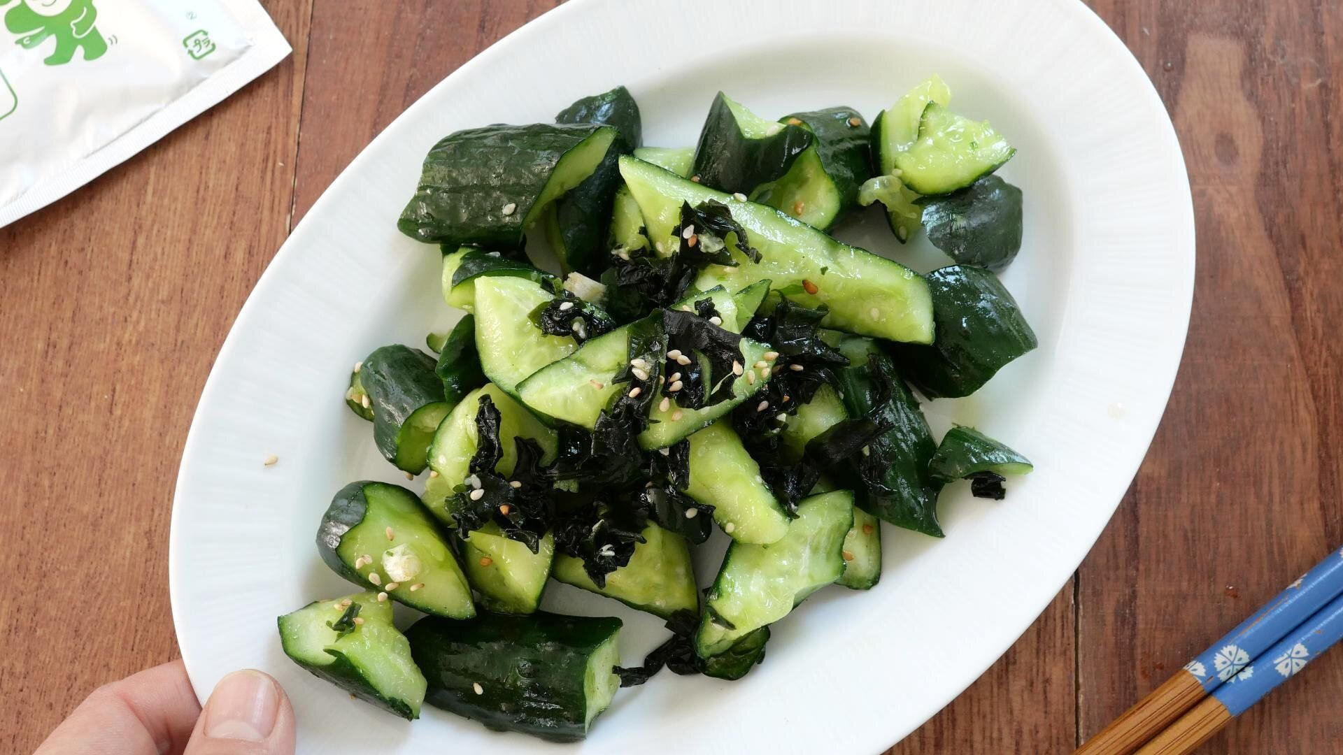 きゅうりとわかめの爆速おつまみ
