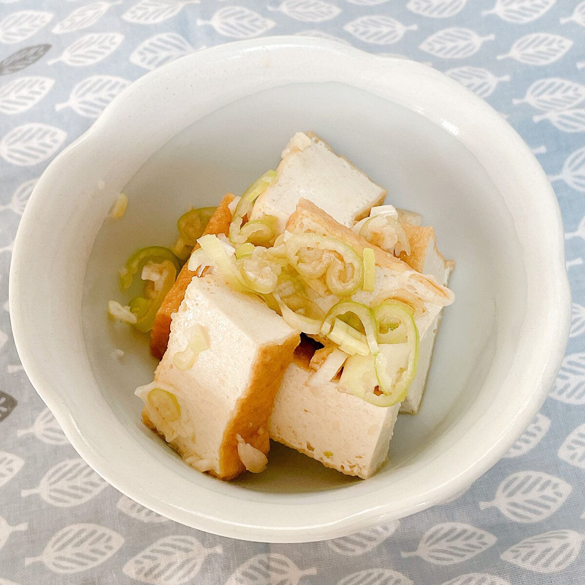 厚揚げのねぎ塩だれ