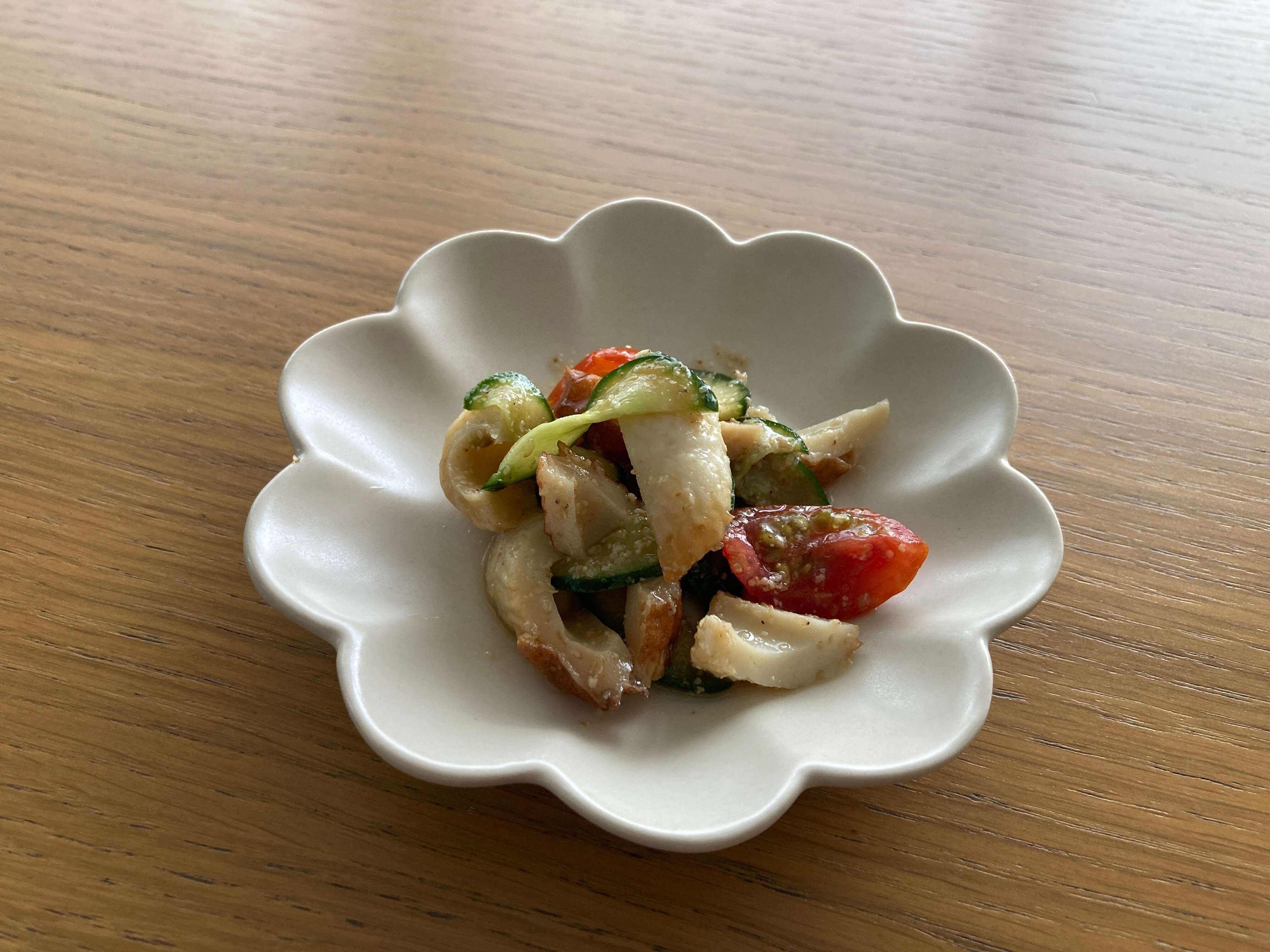 ちくわときゅうりの中華和え