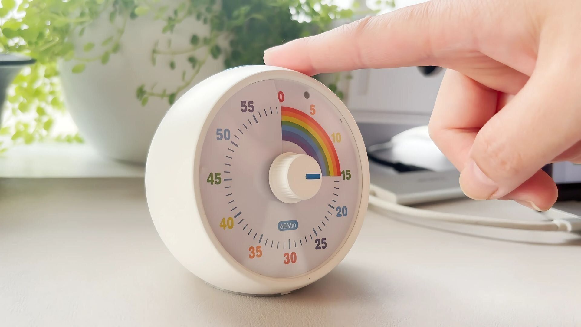 15分タイマーをセット