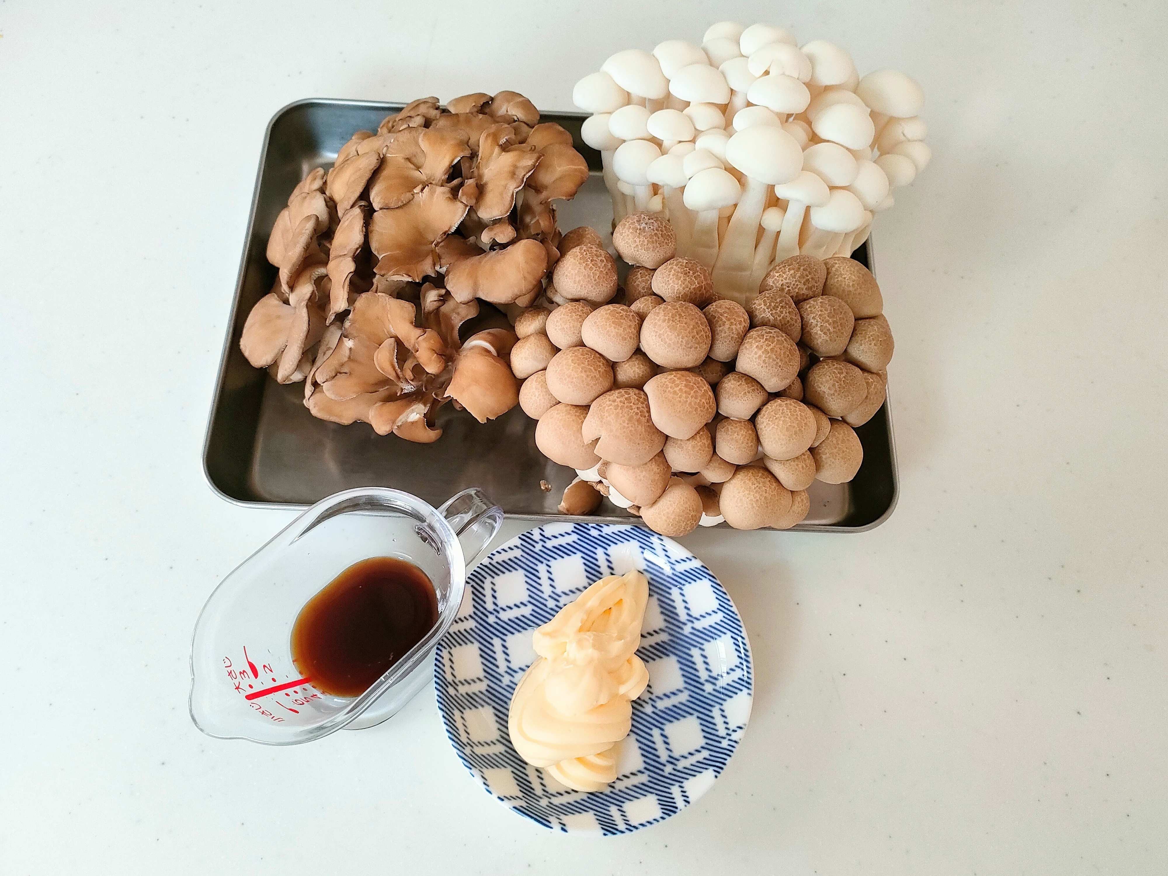 キノコのポン酢バター