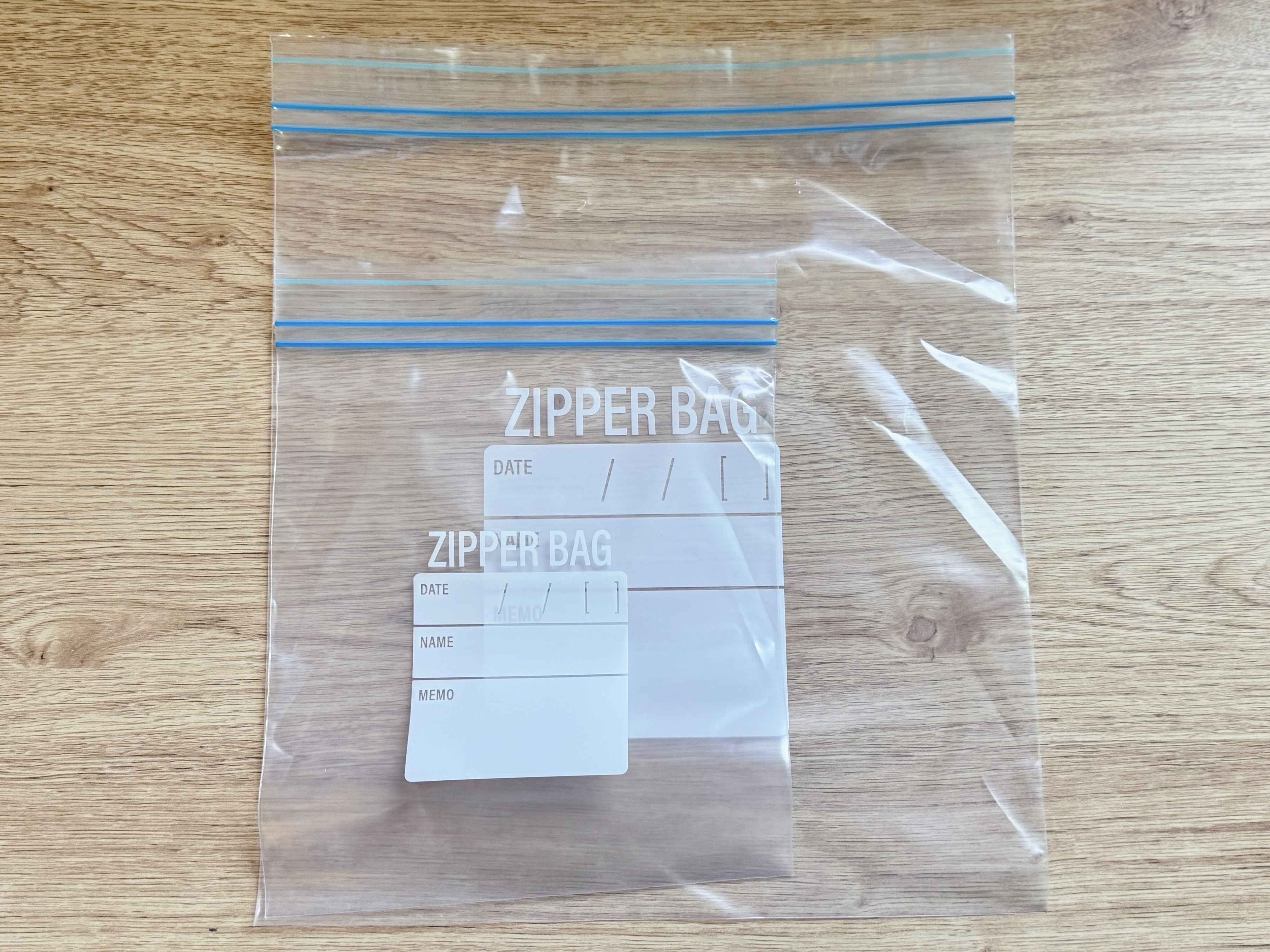 1.ジッパーバッグ