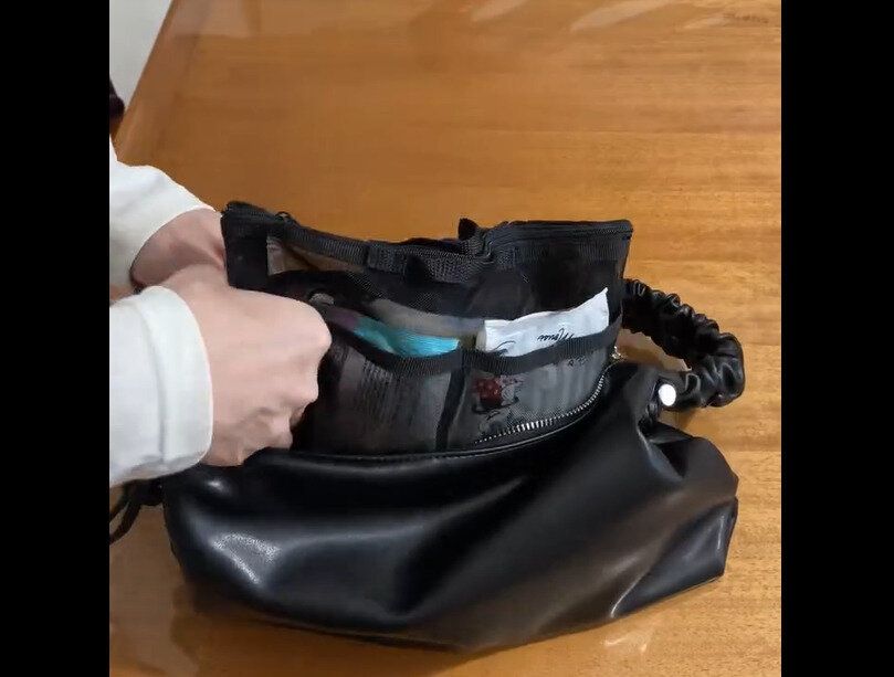 【ダイソー】小さめサイズのバッグにぴったり!薄型バッグインバッグA5