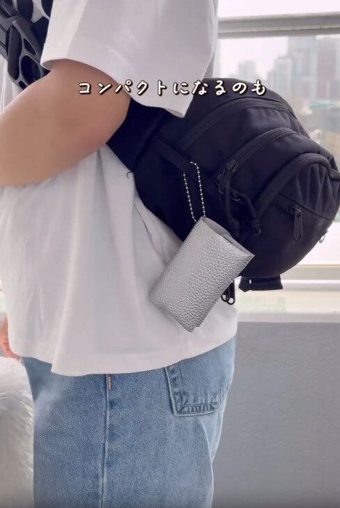 【セリア】コンパクトでカバンにつけても邪魔にならない