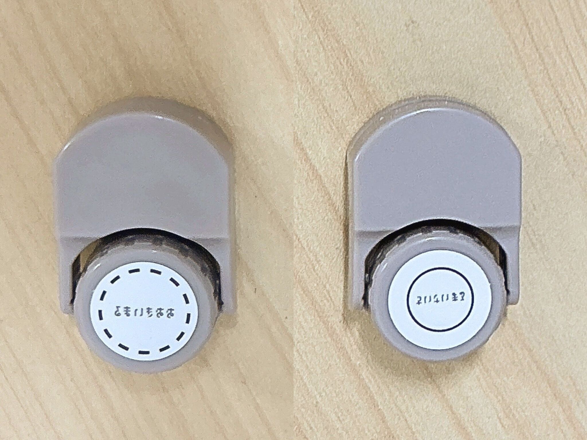 セリアまるシールであそぶベーススタンプ