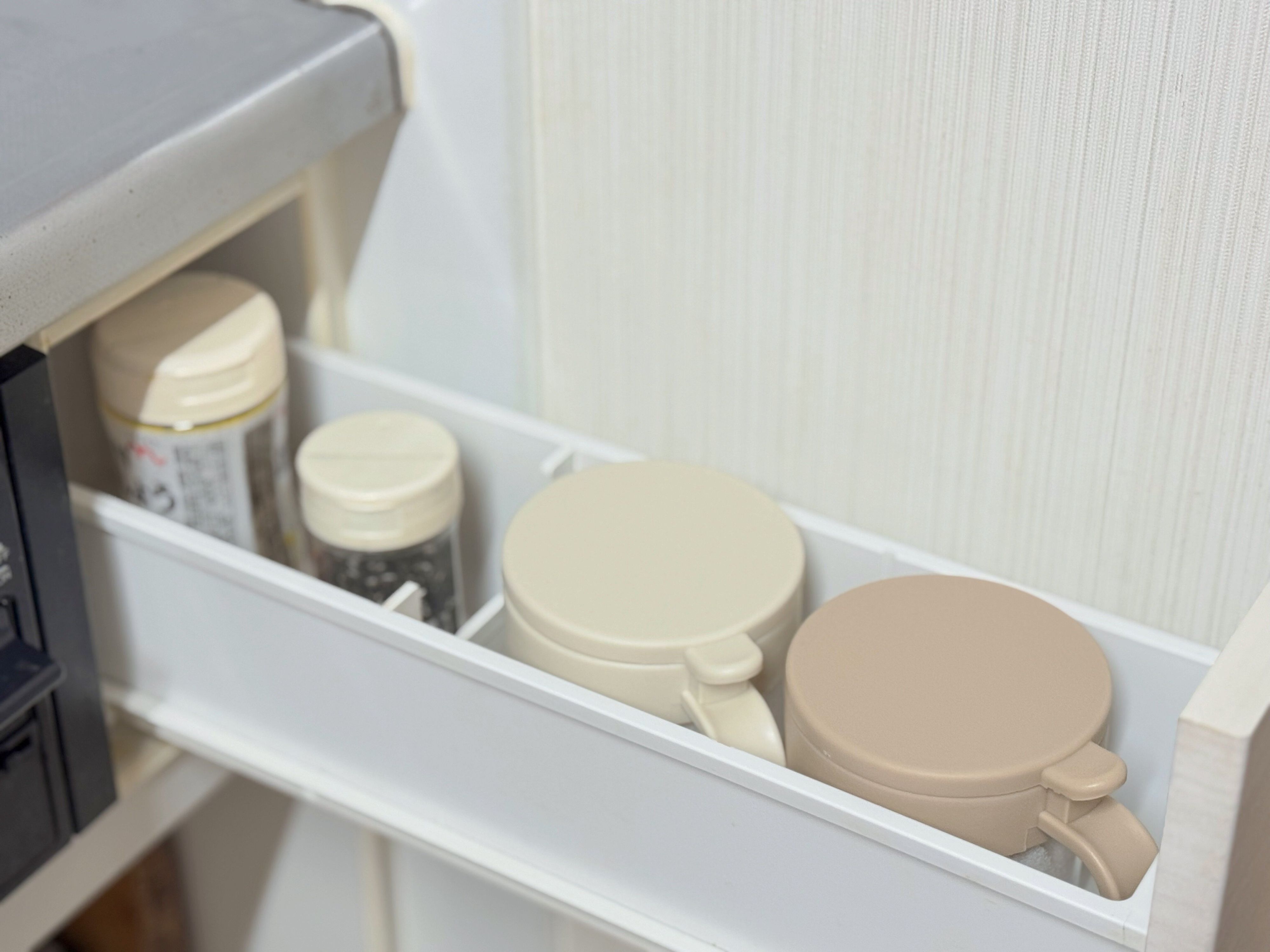 特長1.キッチン横の小ポケットにぴったりのサイズ感