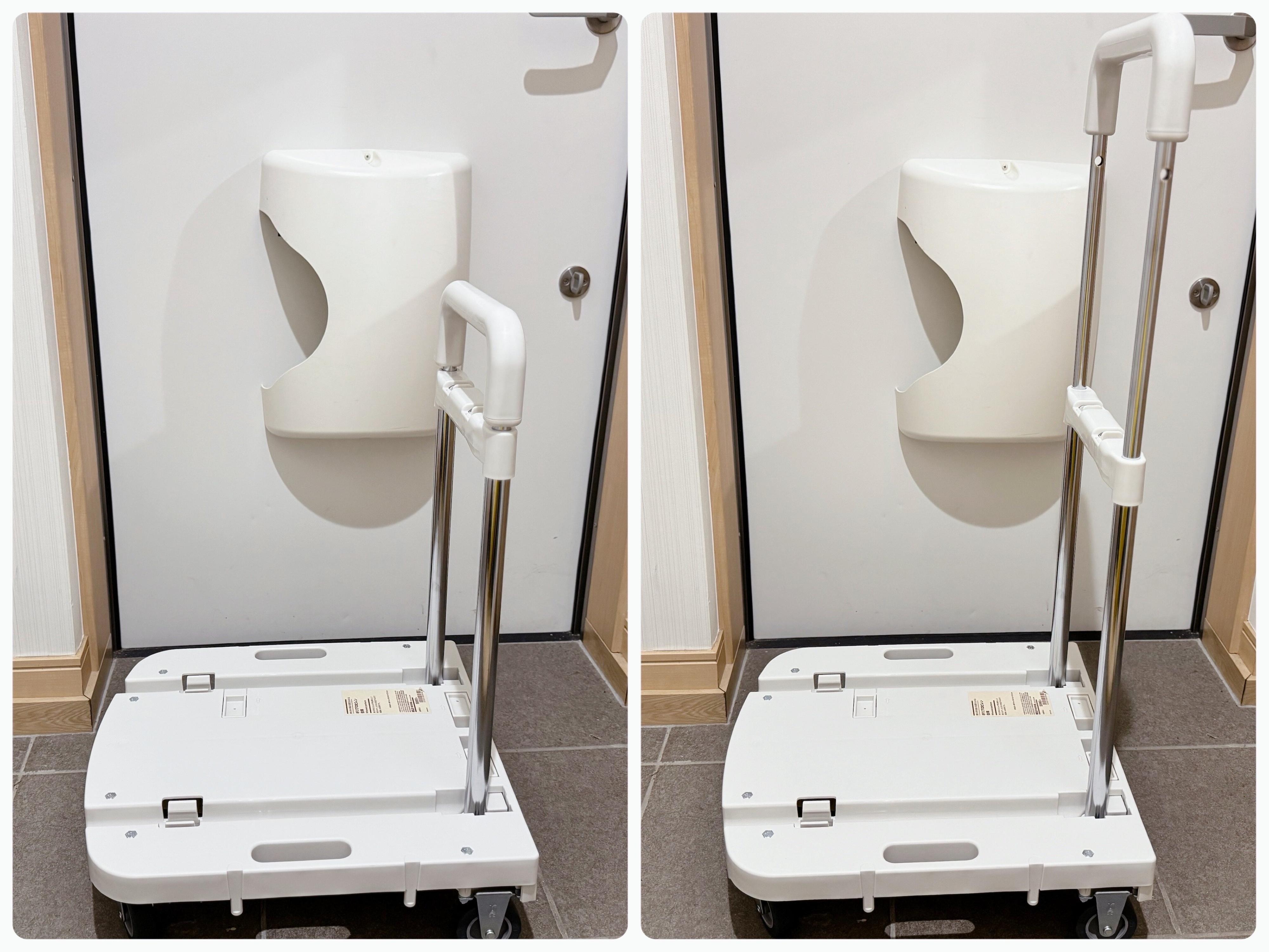 2.ハンドルの高さが2段階に調整できるから