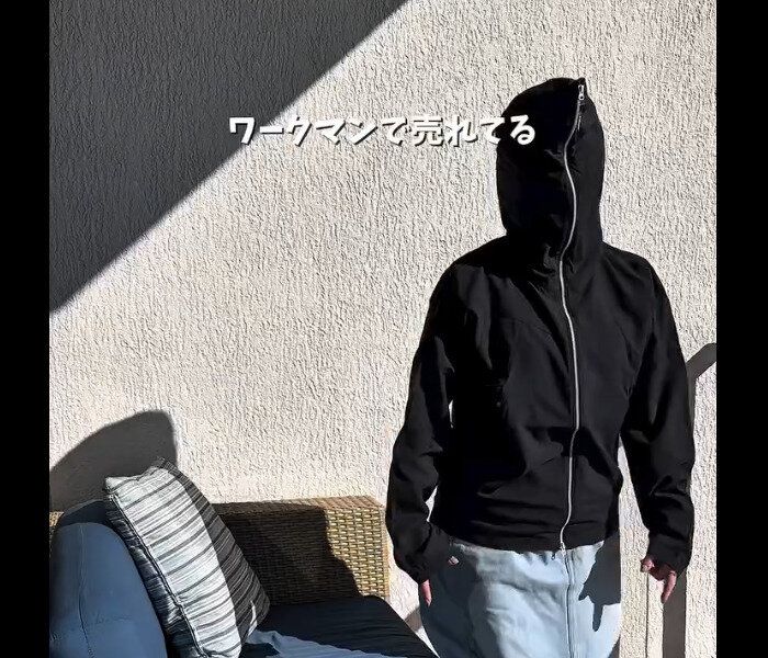 【ワークマン】頭までファスナー⁉エックスシェルター暑熱フーディー