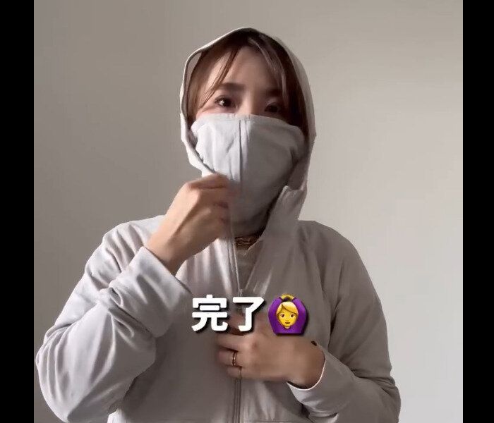 【ワークマン】みんな大好き接触冷感！クールUVフェイスガードパーカー