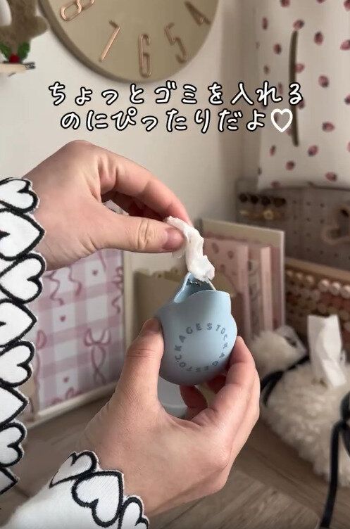 【ダイソー】ちょっとしたごみを入れるのにぴったり