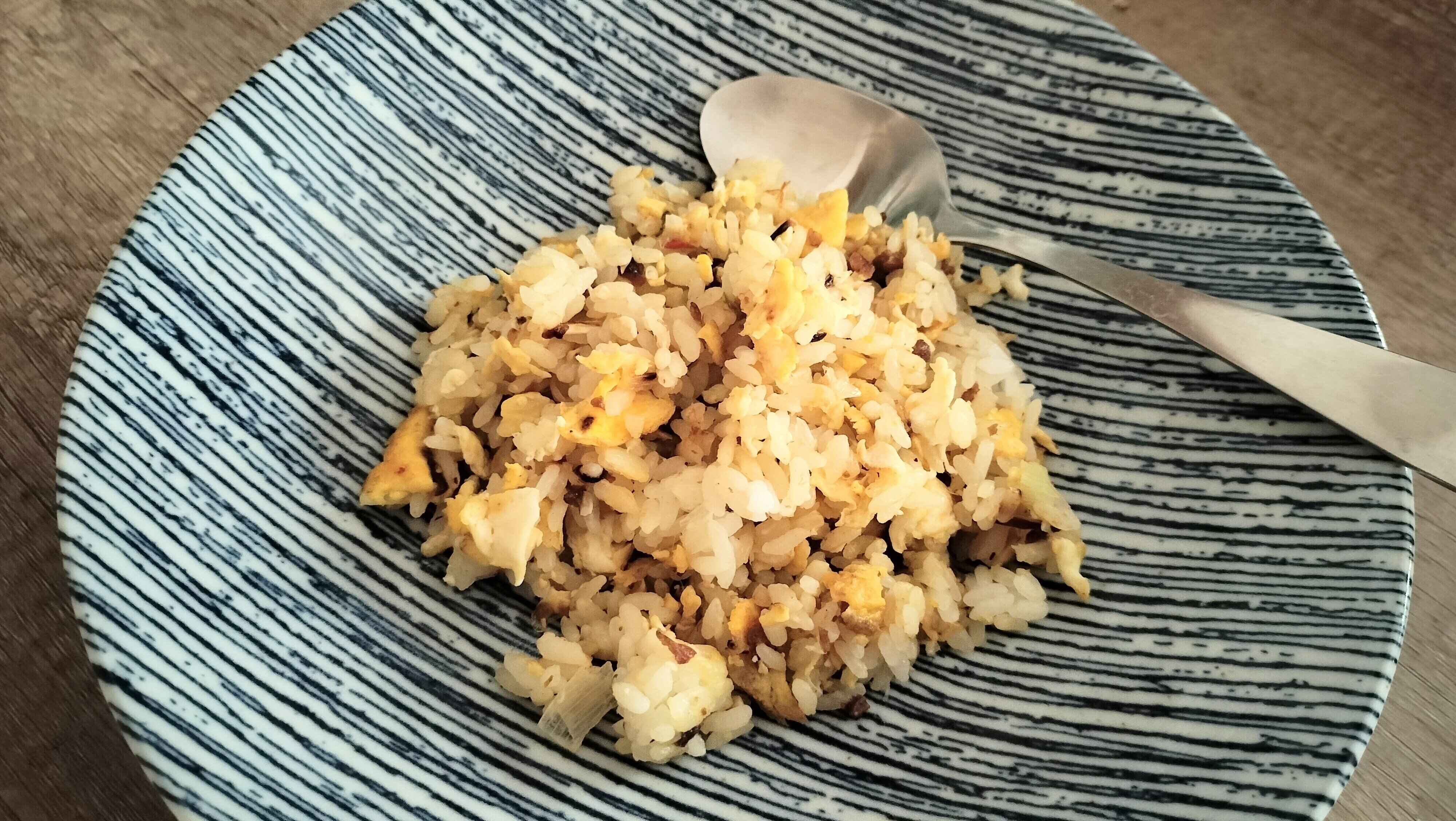 簡単炒飯の出来上がり