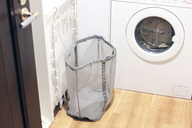 洗濯カゴはもういらない！無印良品のランドリーバッグで洗面所がすっきり