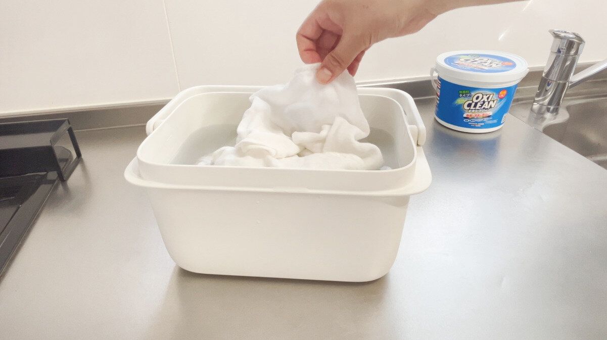 ふきんを入れる