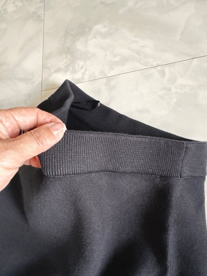 ウォッシャブルミラノリブフレアスカート