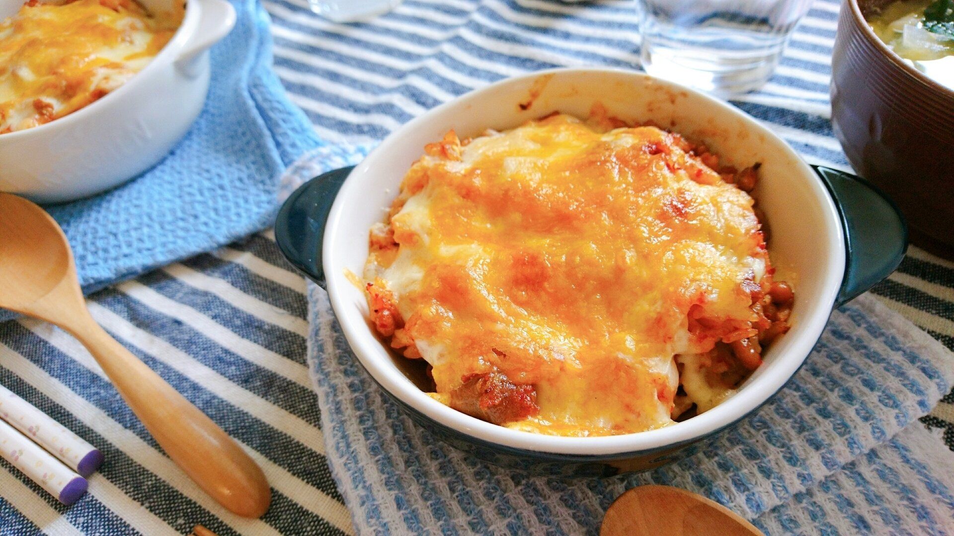 冷凍チャーハンでドリア