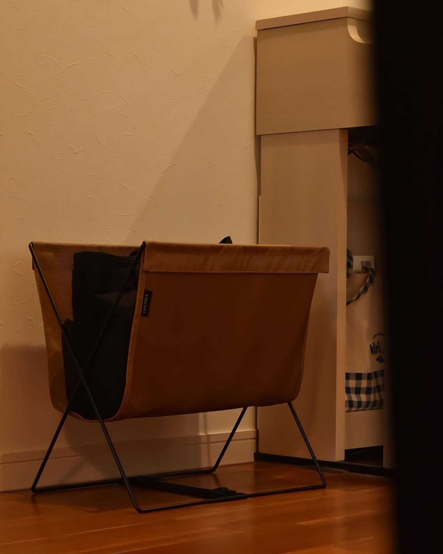 バゲージラックでバッグの一時保管置き場に