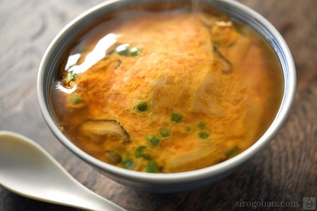 和風醤油あんの天津丼