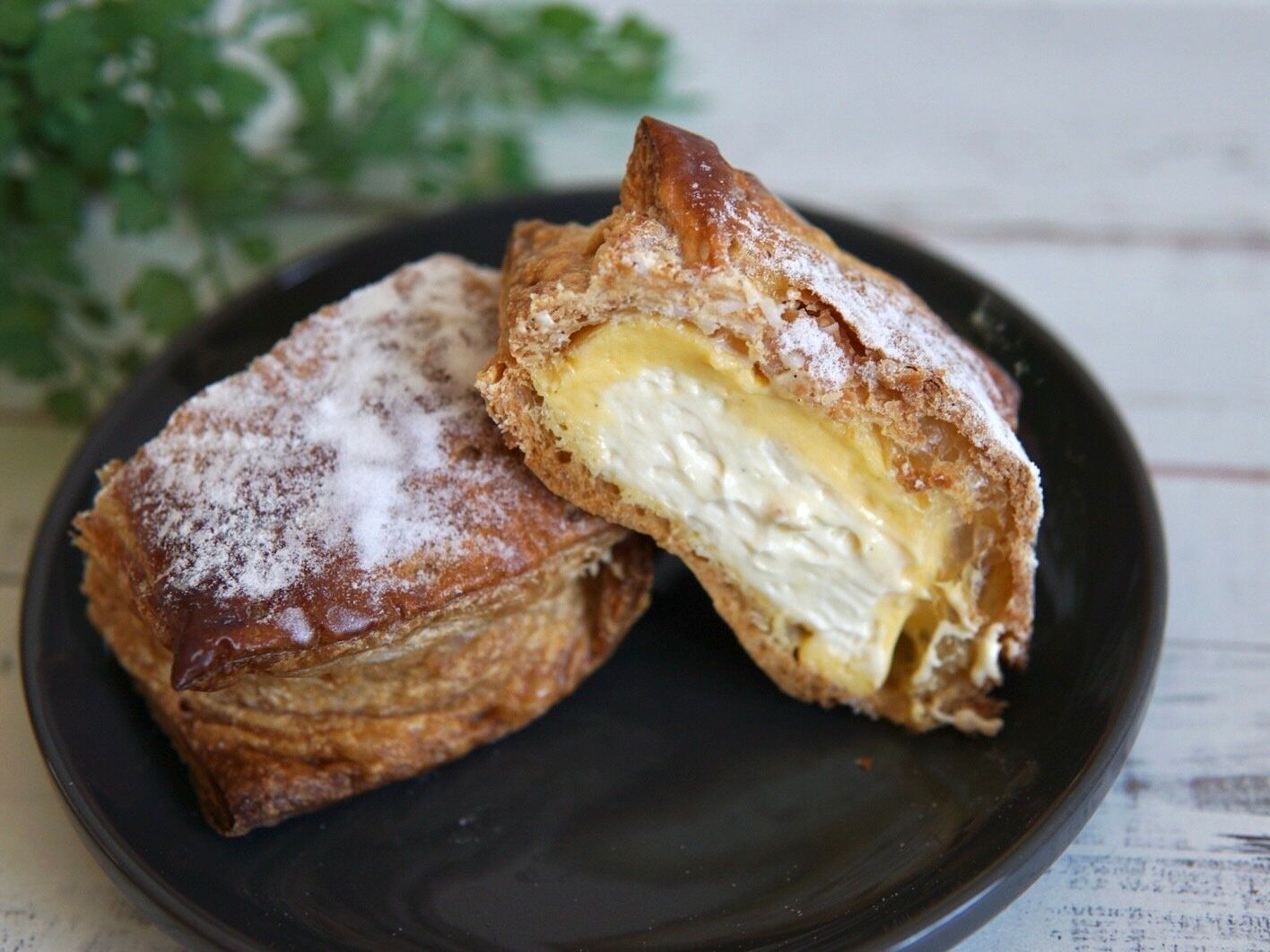 サクっとしたカスタードパイシュー