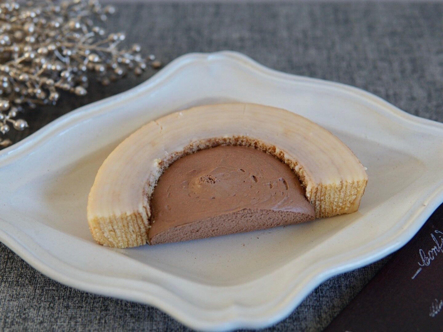 バウムケーキ　ショコラクリーム